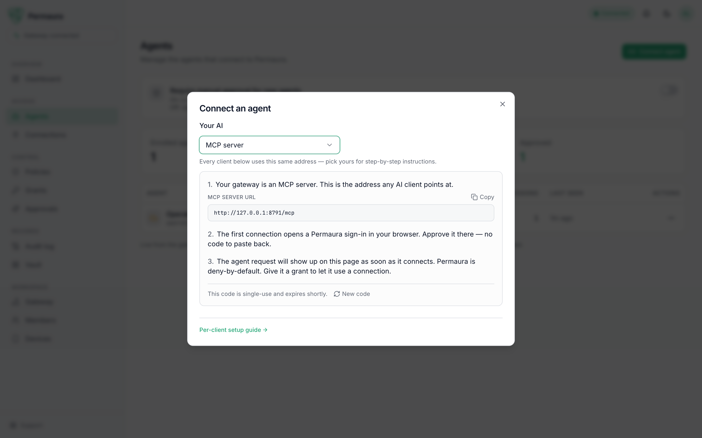 The Remote tab prompting you to turn on remote access first
